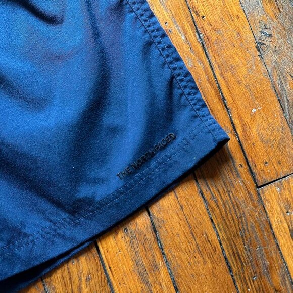 The North Face Hiking Sweat Shorts Men Size Medium Navy Blue Black Outdoor. - Picture 3 of 7